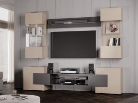 Гостиная Фэнтези (кашемир/графит) в Венгерово - vengerovo.mebel-nsk.ru | фото