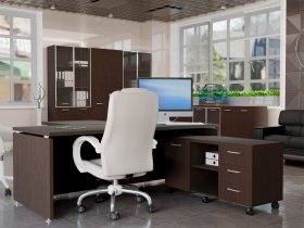 Комплект офисной мебели Президент-ПРО в Венгерово - vengerovo.mebel-nsk.ru | фото