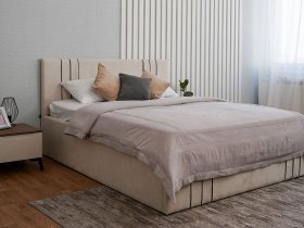 Кровать двуспальная 1,8м с подъем. мех. Леванте в Венгерово - vengerovo.mebel-nsk.ru | фото