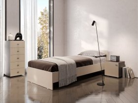 Кровать односпальная 0,9м Гиза в Венгерово - vengerovo.mebel-nsk.ru | фото