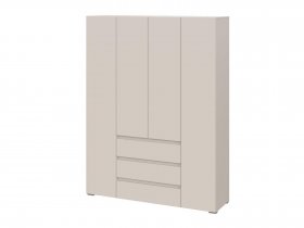 Шкаф четырехстворчатый с ящиками Люмо ШК-05 в Венгерово - vengerovo.mebel-nsk.ru | фото