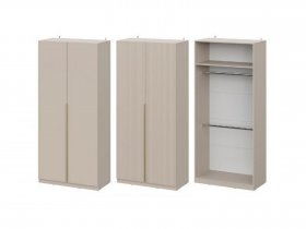 Шкаф ШК-100 Эккервуд (меланж) в Венгерово - vengerovo.mebel-nsk.ru | фото