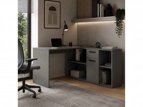 Стол письменный Лайт 03.245 (темно-серый) в Венгерово - vengerovo.mebel-nsk.ru | фото